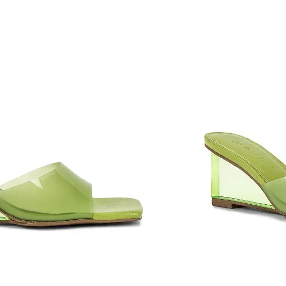 Song of Style STUDIO WEDGE IN GREEN, 6.5 - Picture 3 of 4